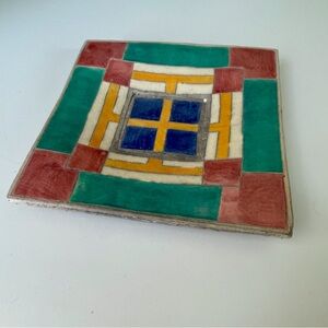 Decorative Stoneware Curio Dish